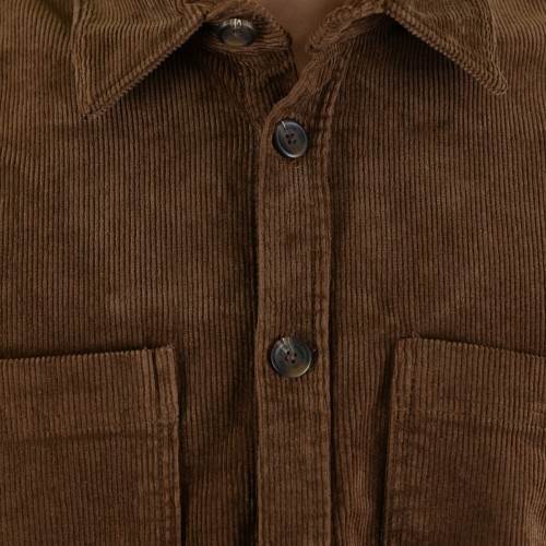 Πουκάμισο Κοτλέ Overshirt Rebase 262RGS-5208 Camel