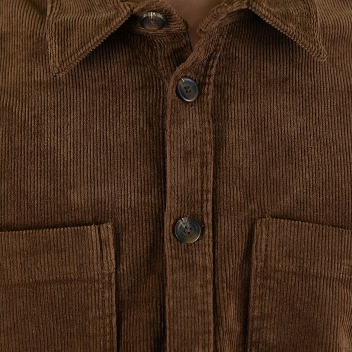 Πουκάμισο Κοτλέ Overshirt Rebase 262RGS-5208 Camel Ζακέτες