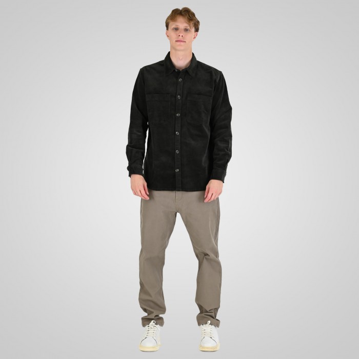 Πουκάμισο Κοτλέ Overshirt Rebase 262RGS-5208 Dark Olive Ζακέτες