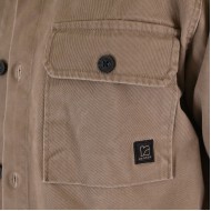 Πουκάμισο Overshirt Rebase 262RGS-5210 Taupe Πουκάμισο Overshirt Rebase 262RGS-5210 Taupe