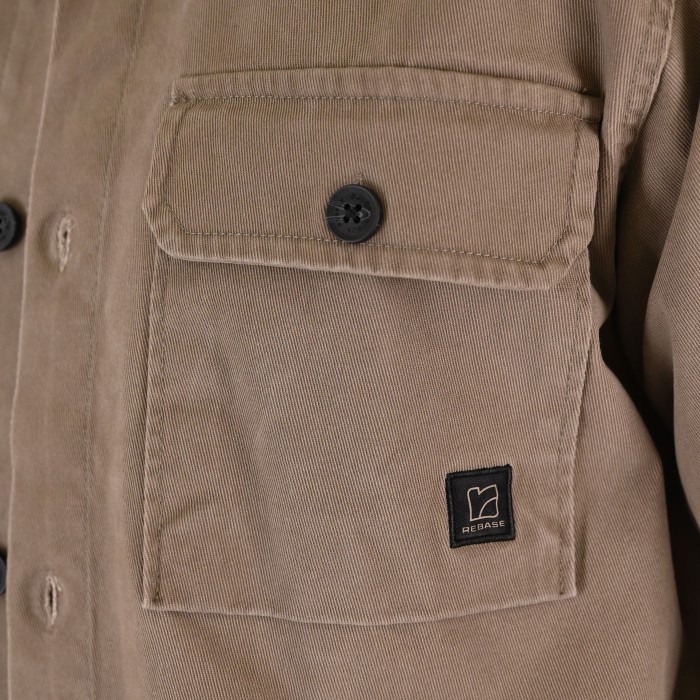 Πουκάμισο Overshirt Rebase 262RGS-5210 Taupe Ζακέτες