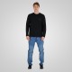 Μπλούζα Μακρύ Μανίκι Rebase 262RTS-9160 Black Μακρυμάνικες