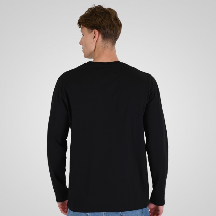 Μπλούζα Μακρύ Μανίκι Rebase 262RTS-9160 Black Μακρυμάνικες