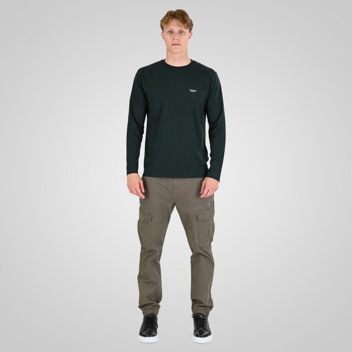 Μπλούζα Μακρύ Μανίκι Rebase 262RTS-9160 Forest Green Μακρυμάνικες