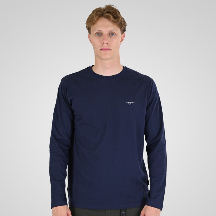 Μπλούζα Μακρύ Μανίκι Rebase 262RTS-9160 Navy Μακρυμάνικες