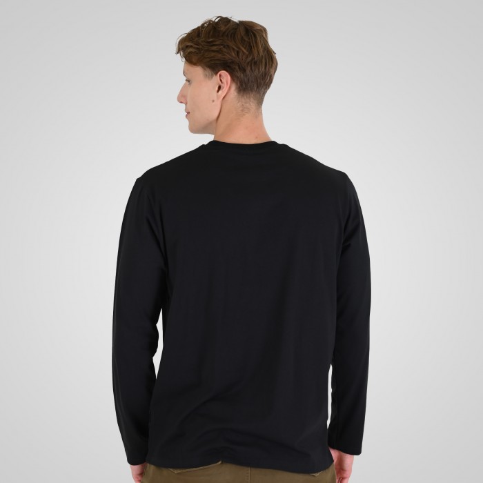 Μπλούζα Μακρύ Μανίκι Rebase 262RTS-9161 Black Μακρυμάνικες