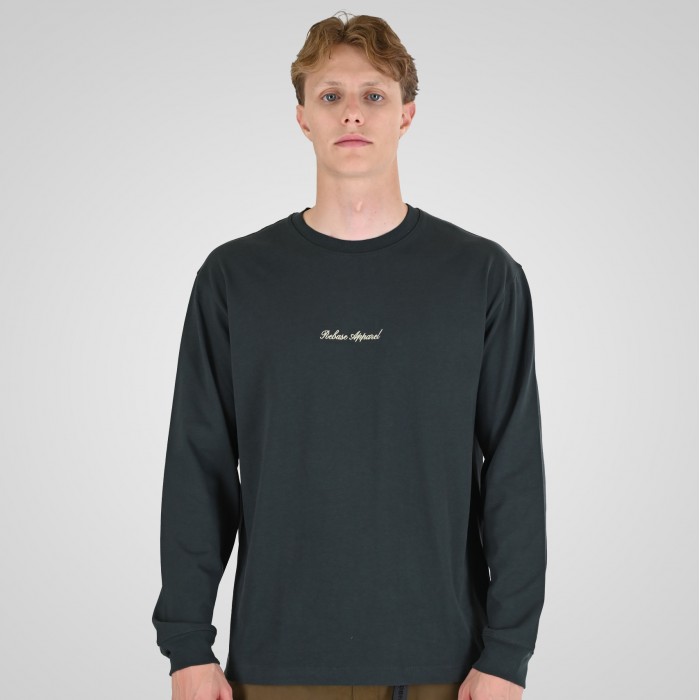 Μπλούζα Μακρύ Μανίκι Rebase 262RTS-9162 Dark Khaki Μακρυμάνικες