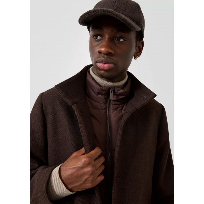 Ημίπαλτο S.Oliver 2178092 89W0 Dark Brown Χειμερινά  Μπουφάν