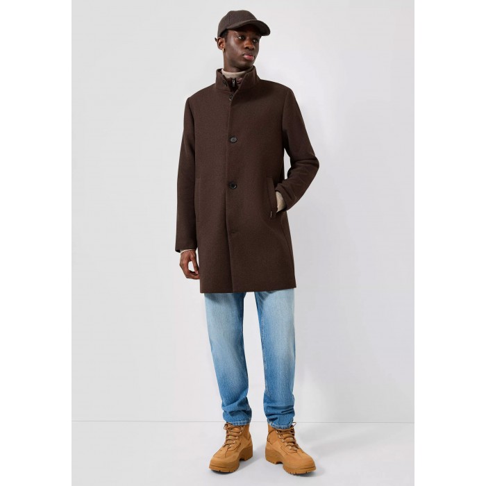Ημίπαλτο S.Oliver 2178092 89W0 Dark Brown Χειμερινά  Μπουφάν