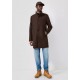 Ημίπαλτο S.Oliver 2178092 89W0 Dark Brown Χειμερινά  Μπουφάν
