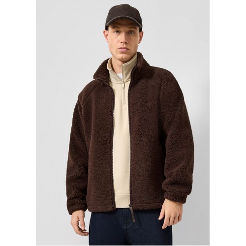 Μπουφάν Fleece Qs By S.Oliver 2185310 8941 Dark Brown