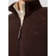 Μπουφάν Fleece Qs By S.Oliver 2185310 8941 Dark Brown Ζακέτες