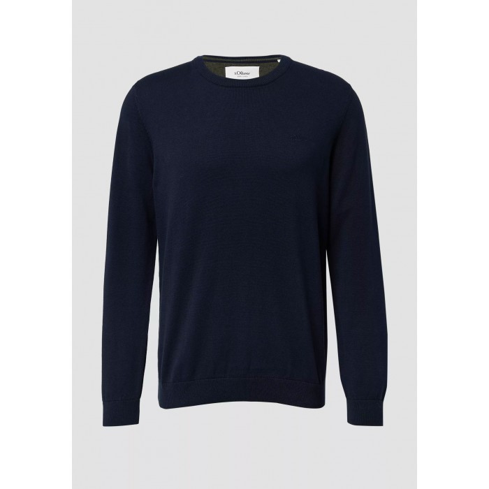 Πουλόβερ s.Oliver 2143173 5978 Navy Πλεκτά