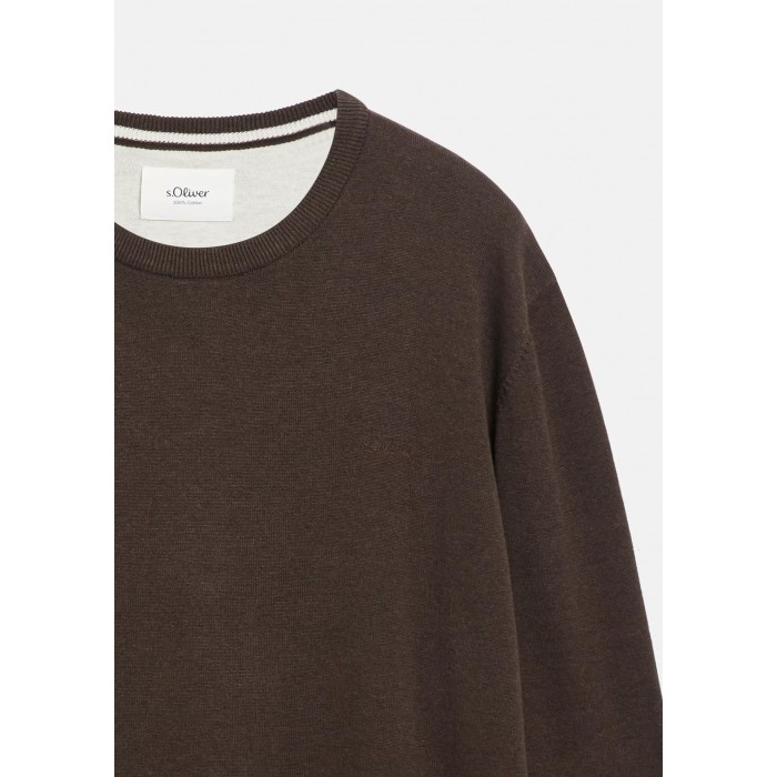 Πουλόβερ s.Oliver 2143173 89΅W0 Brown Πλεκτά