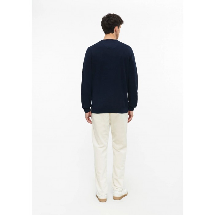 Πουλόβερ s.Oliver Basic V 2184549 5978 Navy Πλεκτά