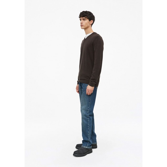 Πουλόβερ s.Oliver Basic V 2184549 89W0 DARK BROWN Πλεκτά