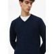 Πουλόβερ s.Oliver Basic V 2184549 5978 Navy Πλεκτά