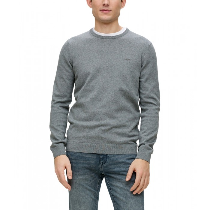 Πουλόβερ s.Oliver 2143173 92W0 Grey Πλεκτά