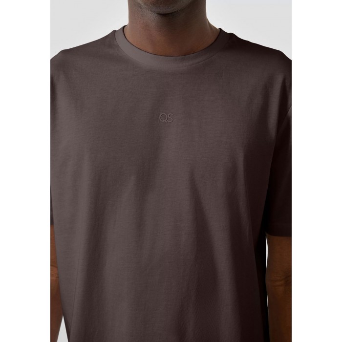Μπλούζα Μονόχρωμη Qs by s.Oliver 2164741 8941 Dark Brown T-Shirt