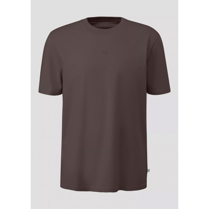 Μπλούζα Μονόχρωμη Qs by s.Oliver 2164741 8941 Dark Brown T-Shirt