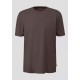 Μπλούζα Μονόχρωμη Qs by s.Oliver 2164741 8941 Dark Brown T-Shirt