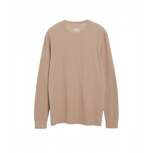 Μπλούζα Μακρυμάνικη S.Oliver 2180195 8621 Light Brown Μπλούζα Μακρυμάνικη S.Oliver 2180195 8621 Light Brown