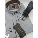 Πουκάμισο Canadian Country 340-4 Grey-Ciel Μακρυμάνικα Πουκάμισα