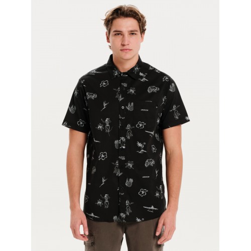 Πουκάμισο Κοντομάνικο Emerson 251.EM61.03PR PR495 Black