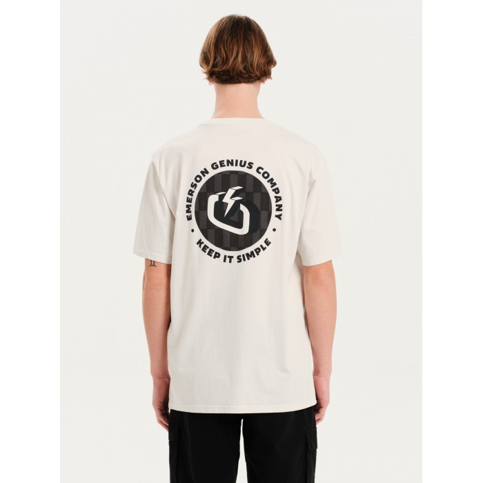 Μπλούζα Emerson 251.EM33.04 Frosty White T-Shirt