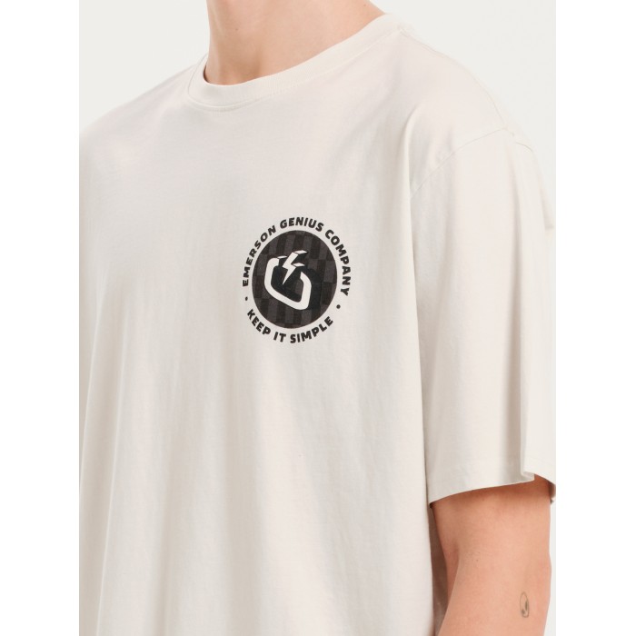 Μπλούζα Emerson 251.EM33.04 Frosty White T-Shirt