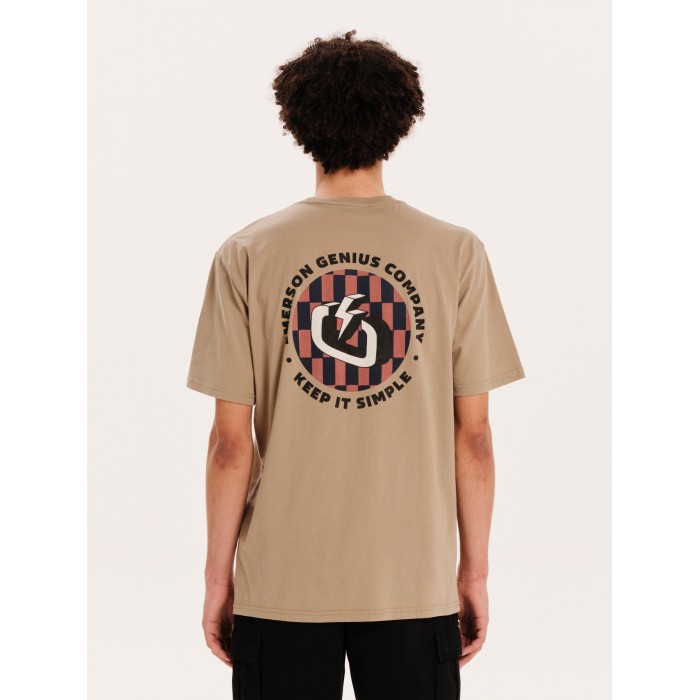 Μπλούζα Emerson 251.EM33.04 Smoke Beige T-Shirt