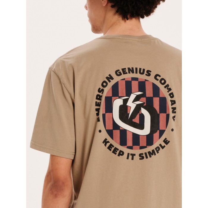 Μπλούζα Emerson 251.EM33.04 Smoke Beige T-Shirt