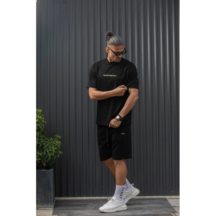 Μπλούζα Henry 3-722 Black T-Shirt