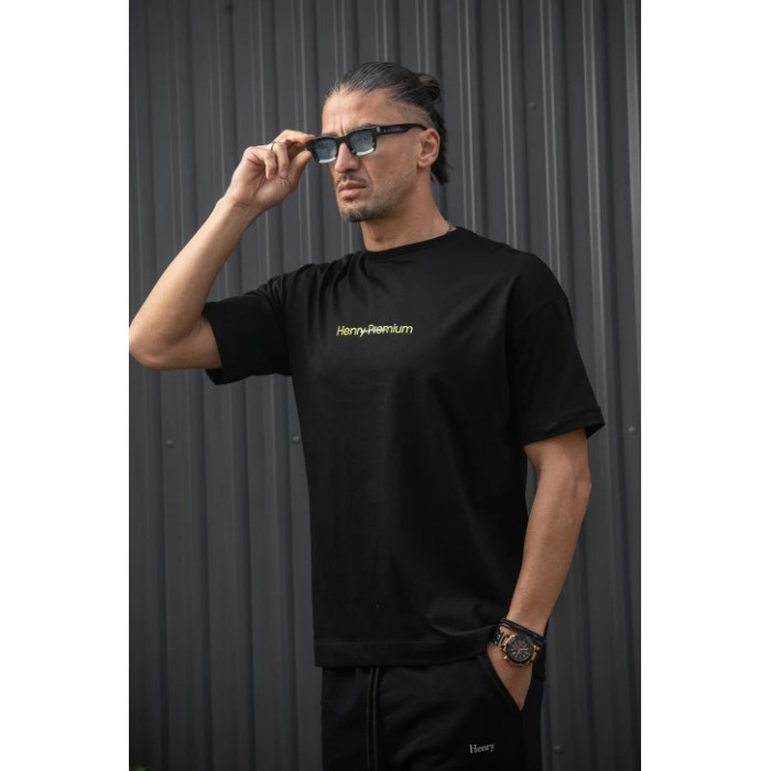 Μπλούζα Henry 3-722 Black T-Shirt