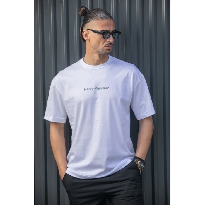 Μπλούζα Henry 3-722White T-Shirt