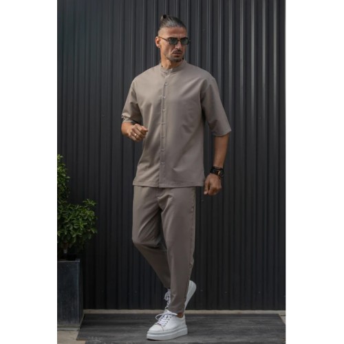 Πουκάμισο Overshirt Henry 9-100 Πούρο  Πουκάμισο Overshirt Henry 9-100 Πούρο