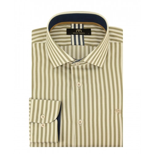 Πουκάμισο Makis Tselios P4021.3 Olive