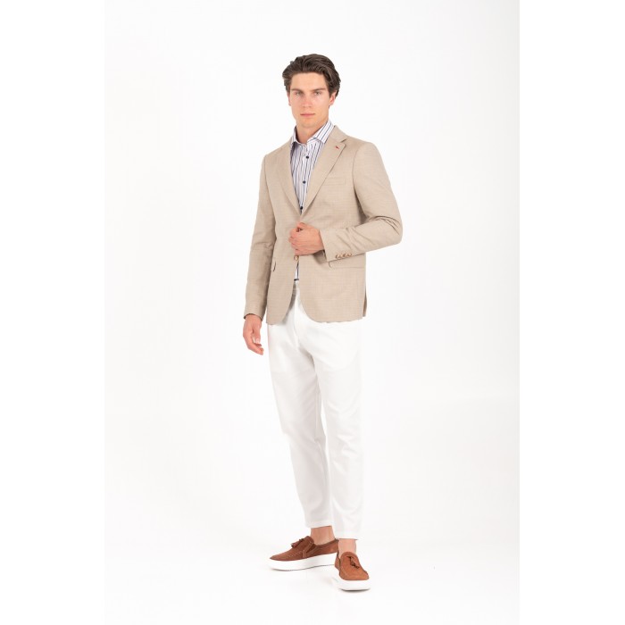 Σακάκι Vittorio 900-25-BAHAMA Beige Σακάκι-Κοστούμι 