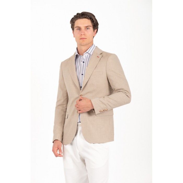 Σακάκι Vittorio 900-25-BAHAMA Beige Σακάκι-Κοστούμι 