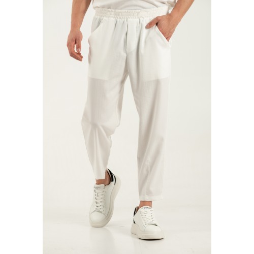 Παντελόνι Vittorio 500-25-MIRO White Παντελόνι Vittorio 500-25-MIRO White