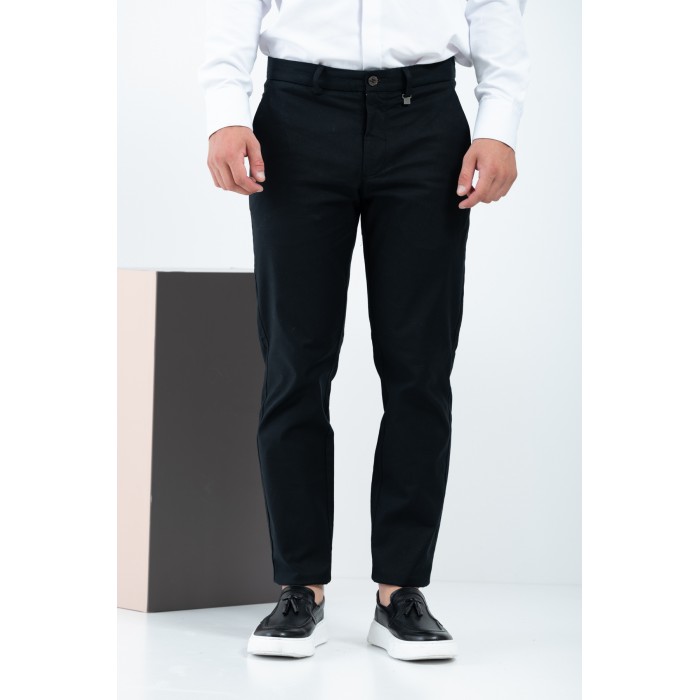 Παντελόνι Vittorio 500-24-NOBILE Black Chinos