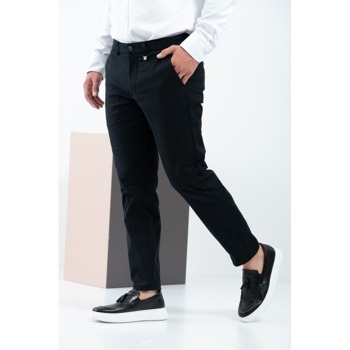 Παντελόνι Vittorio 500-24-NOBILE Black Chinos