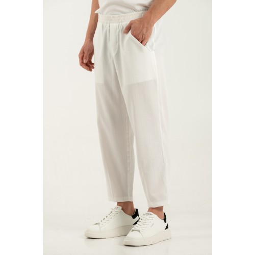 Παντελόνι Vittorio 500-25-MIRO White Παντελόνι Vittorio 500-25-MIRO White