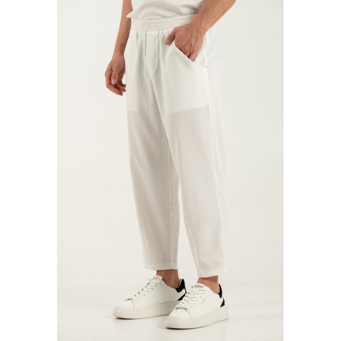 Παντελόνι Vittorio 500-25-MIRO White Παντελόνια