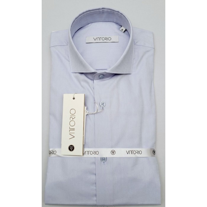 Πουκάμισο Vittorio 800-25-7000 Light Blue Μακρυμάνικα Πουκάμισα