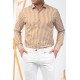 Πουκάμισο Vittorio 800-24-001 Beige Μακρυμάνικα Πουκάμισα