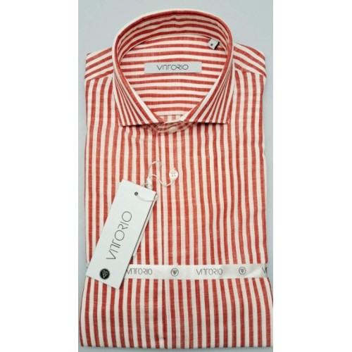 Πουκάμισο Vittorio 800-25-001 Red