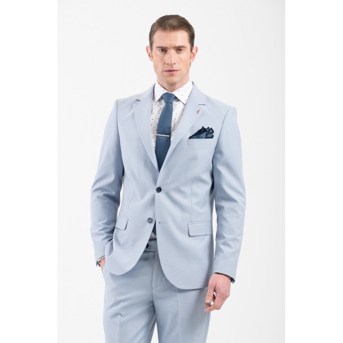 Κοστούμι Vittorio 100-25-DIGIO Light Blue Σακάκι-Κοστούμι 