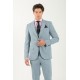 Κοστούμι Vittorio 100-25-ROMA Light Blue Σακάκι-Κοστούμι 