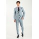 Κοστούμι Vittorio 100-25-ROMA Light Blue Σακάκι-Κοστούμι 